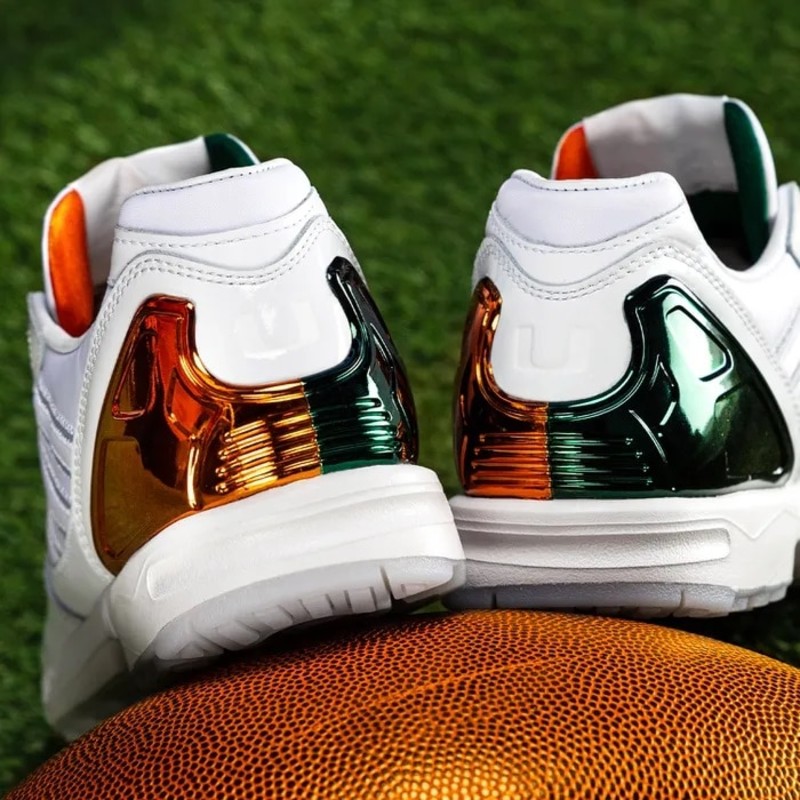 University Of Miami x adidas ZX 5000 The U FZ4416 Grailify